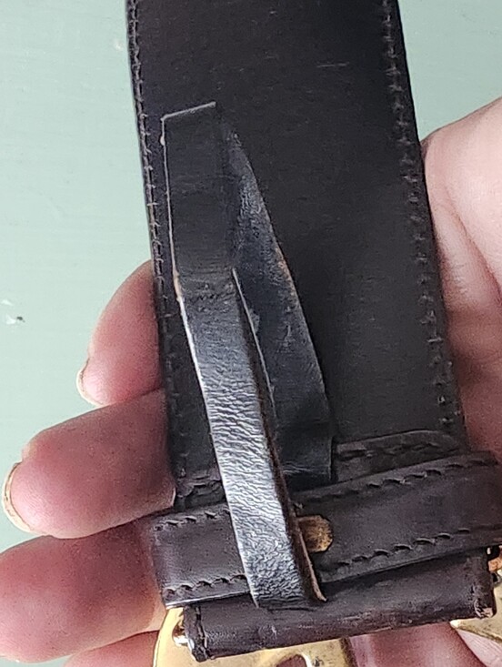 Gucci Guccissima Interlocking G Dark Brown Leather Belt Gold Tone Buckle main image 5